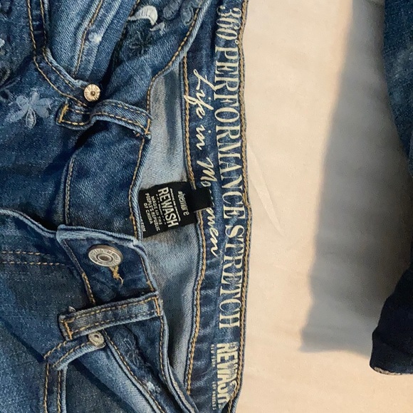 Rewash skinny jeans with design size 7/28 - Picture 2 of 2